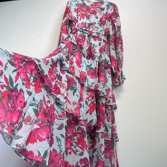NWT Anthropologie Hutch Bardo Long-Sleeve V-Neck True Wrap Maxi Dress 1X - Picture 10 of 16
